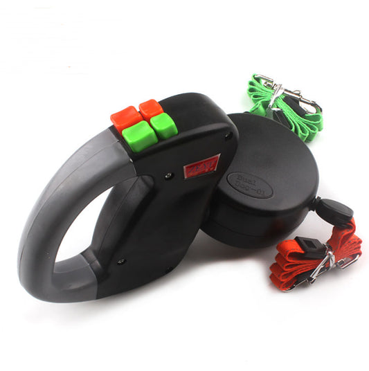 Dual Retractable Tangle Free Dog Leash